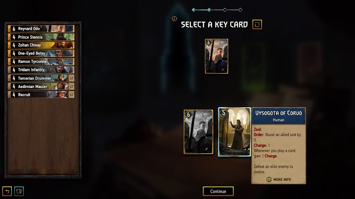 Gwent Rogue Mage Key Cards How To Change Them Gamepressure