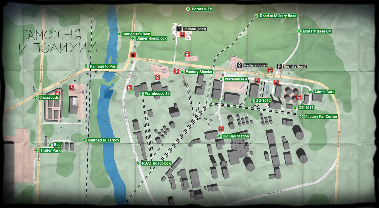 Customs Escape From Tarkov Maps Gamepressure
