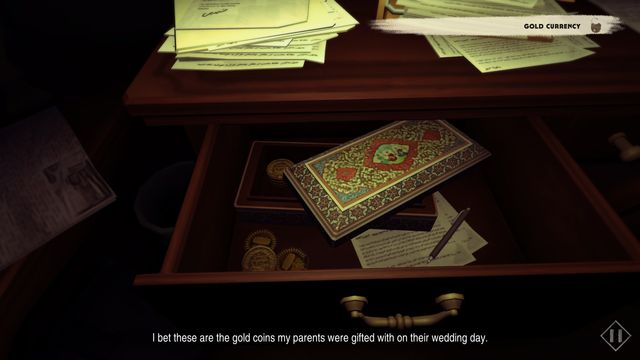 You can either ransack the room for new encyclopedia entries or go to the green marker straight away. - Chapter 14: The Little Black Fish - Walkthrough - 1979 Revolution: Black Friday - Game Guide and Walkthrough