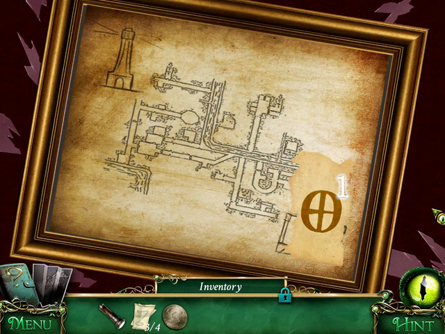 Having a Tape, you can repair a painting - Museum - Main storyline - 9 Clues: The Secret of Serpent Creek - Game Guide and Walkthrough