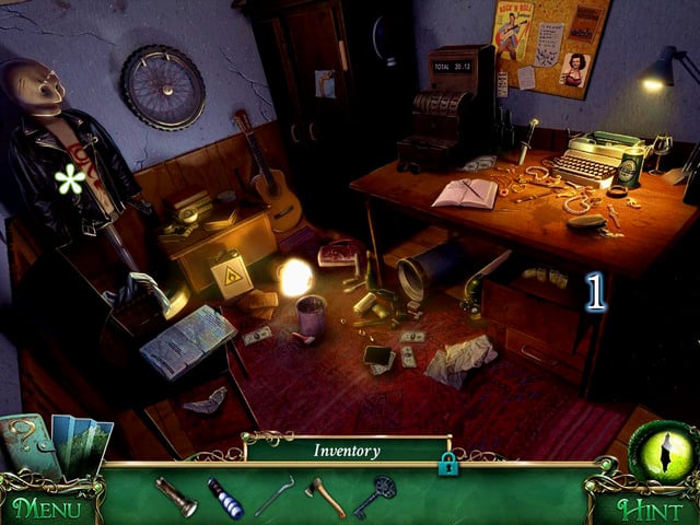 After a scene with hidden object, you get a Crowbar - Library - Main storyline - 9 Clues: The Secret of Serpent Creek - Game Guide and Walkthrough