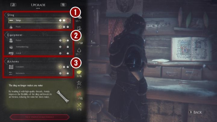To improve, you will need tools - A Plague Tale Innocence: Inventory - Basics - A Plague Tale Guide