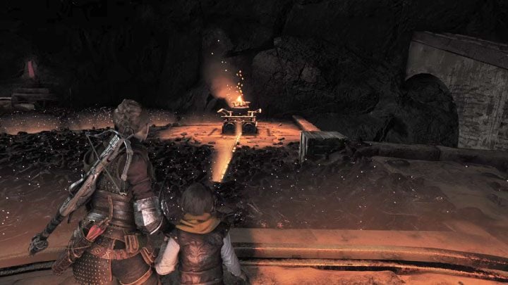 How do you solve the underground brazier carts and rails puzzle in chapter  11 in A Plague Tale: Requiem?