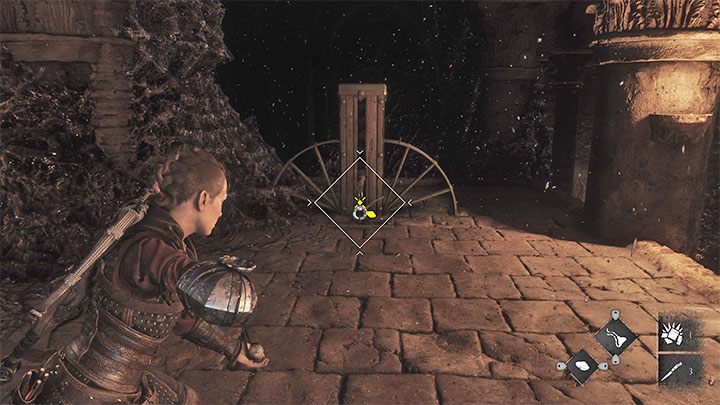 Use Ignifer on the new bonfire - the path leading further into the underground ruins will be illuminated and you will learn that you have entered a huge rats' nest - A Plague Tale Requiem: Chapter 11, Open the gate - walkthrough - Chapter 11 - The Cradle of Centuries - A Plague Tale Requiem Guide, Walkthrough