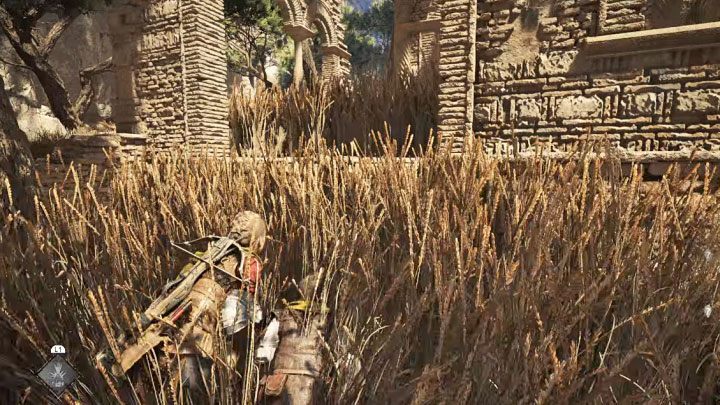 Go uphill and climb the ledge to the right, hidden in tall grass - Plague Tale Requiem: Chapter 9, Find a way around the checkpoint - walkthrough - Chapter 9 - Tales and Revelations - A Plague Tale Requiem Guide, Walkthrough