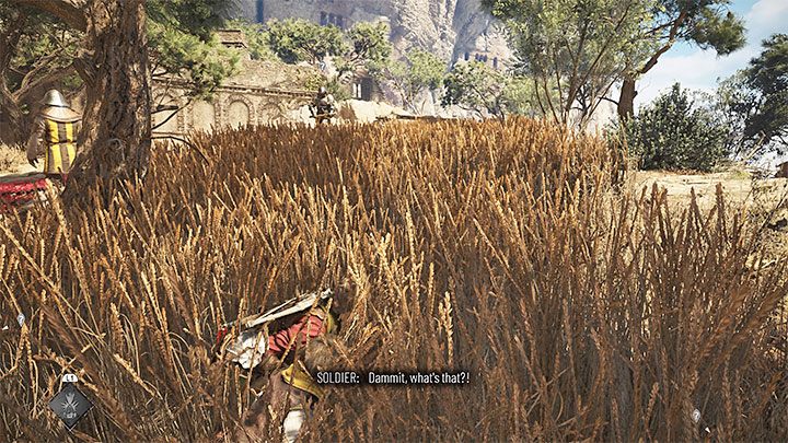 Head uphill and stick to the right side - Plague Tale Requiem: Chapter 9, Find a way around the checkpoint - walkthrough - Chapter 9 - Tales and Revelations - A Plague Tale Requiem Guide, Walkthrough