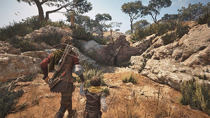 The destination are ruins in the central part of the island - Plague Tale Requiem: Chapter 9, Explore The Island - walkthrough - Chapter 9 - Tales and Revelations - A Plague Tale Requiem Guide, Walkthrough