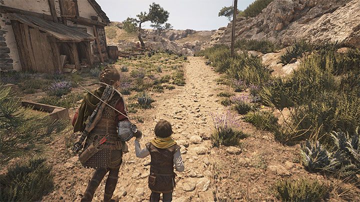 Once you reach an open area, follow the main path leading to the lower buildings - Plague Tale Requiem: Chapter 9 (Tales and Revelations) - list of secrets - Hugo Herbarium and Souvenirs - A Plague Tale Requiem Guide, Walkthrough