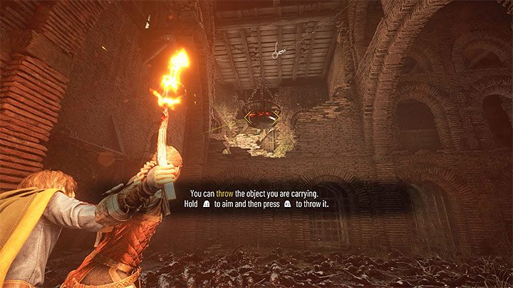 The next goal is to reach the ladder - Plague Tale Requiem: Chapter 2, Exit the arenas underground - walkthrough - Chapter 2 - Newcomers - A Plague Tale Requiem Guide, Walkthrough