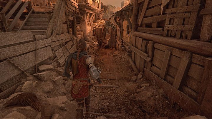 Make sure to do a thorough search of this area, as there are additional crafting ingredients and a new knife here - Plague Tale Requiem: Chapter 2, Exit the arenas underground - walkthrough - Chapter 2 - Newcomers - A Plague Tale Requiem Guide, Walkthrough