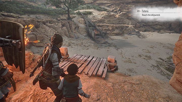 You'll find this secret right after leaving the cave filled with rats - Plague Tale Requiem: Chapter 7 (Felons) - list of secrets - Hugo Herbarium and Souvenirs - A Plague Tale Requiem Guide, Walkthrough