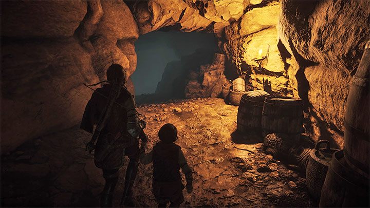 You'll enter a dark cave - Plague Tale Requiem: Chapter 7 (Felons) - list of secrets - Hugo Herbarium and Souvenirs - A Plague Tale Requiem Guide, Walkthrough