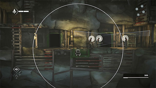 After getting the new data fragment, QUICKLY return to the right and jump to nearest hideout - The Return - walkthrough for sequence 2 - Walkthrough - Assassins Creed Chronicles: China - Game Guide and Walkthrough