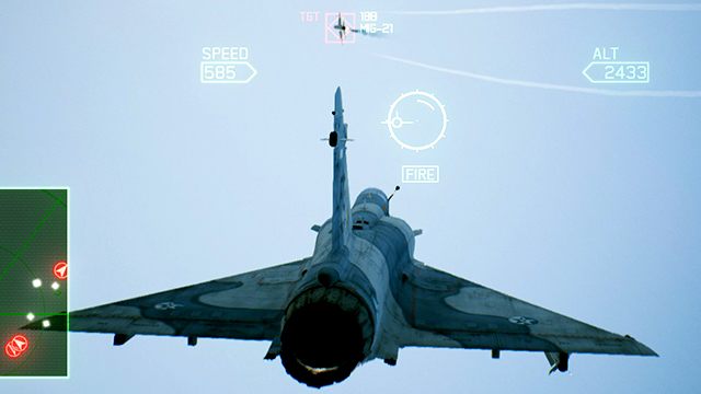 Perfect situation. We see the nozzle of the enemy engine, we are directly behind him and move in the same direction. A launched rocket will hit without any problems. - Why missiles dont hit the target despite full targeting? - Air combat - Ace Combat 7 Skies Unknown Guide