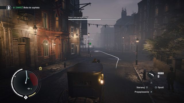 Most of all, drive carefully. If you wont crash the carriage, you will have more than enough of time. - 04 - A Long Night Out on The Town | Train Hideout Memories - Train Hideout Memories - Assassins Creed: Syndicate Game Guide & Walkthrough