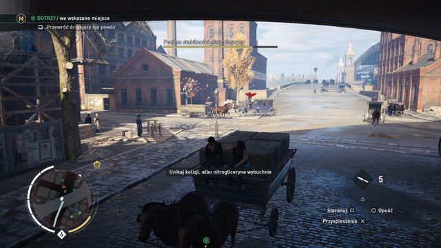 Ram the vehicle that is chasing you to complete the side objective. - 03 - Anarchist Intervention | Karl Marx Memories - Karl Marx Memories - Assassins Creed: Syndicate Game Guide & Walkthrough