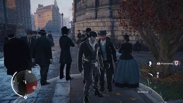 The bystanders allow you to hide in the crowd. - Citizens of London and notoriety levels | Crafting - Crafting - Assassins Creed: Syndicate Game Guide & Walkthrough