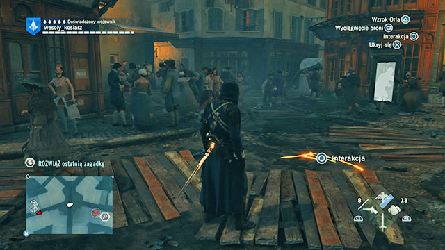 The last solution is in Halles, on a small square frequented by prostitutes - Side quests | Porte-Saint-Denis - Porte-Saint-Denis - Assassins Creed: Unity Game Guide & Walkthrough