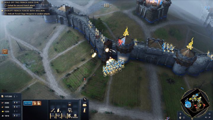 Get ready for the 2nd wave of the French army - Age of Empires 4: The Siege of Dover (The Normans) - walkthrough - The Normans - Age of Empires 4 Guide