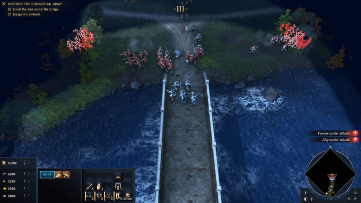 Quickly get away from the enemy units - Age of Empires 4: The Battle of Mohi (The Mongol Empire) - walkthrough - The Mongol Empire - Age of Empires 4 Guide