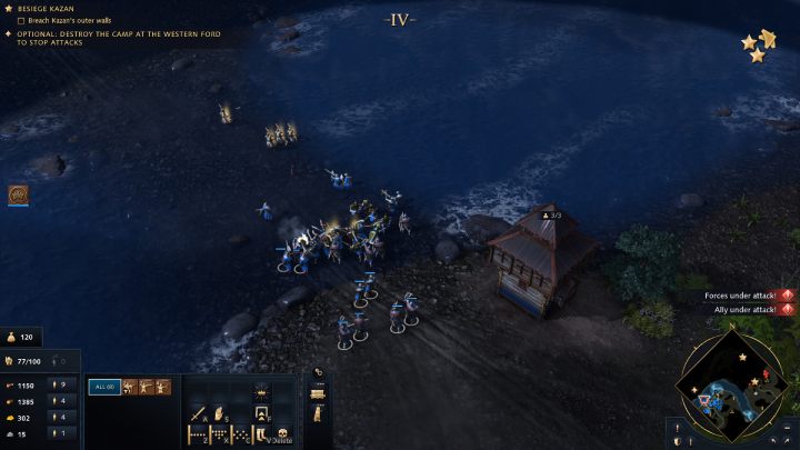 One Warrior Monk will also arrive along with the Villagers - Age of Empires 4: The Siege of Kazan (The Rise of Moscow) - walkthrough - The Rise of Moscow - Age of Empires 4 Guide