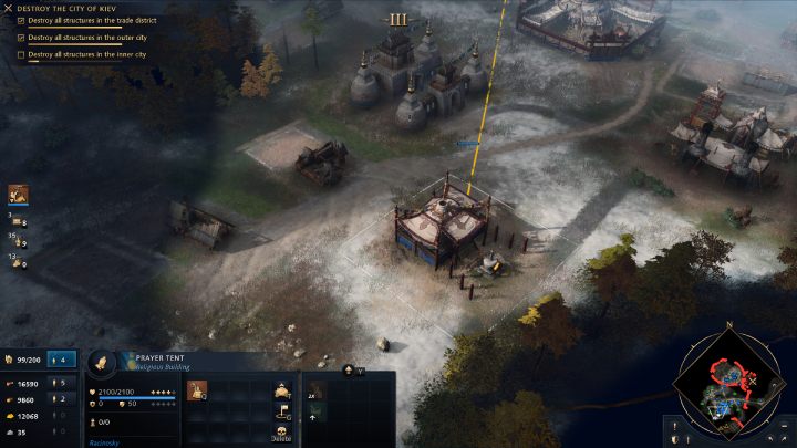 Put a new Ovoo tent on the next quarry and move the military tents - Age of Empires 4: The Siege of Kiev (The Mongol Empire) - walkthrough - The Mongol Empire - Age of Empires 4 Guide