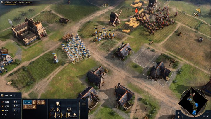 Next, take back the second village,Cressenville - Age of Empires 4: The Battle of Bremule (The Normans) - walkthrough - The Normans - Age of Empires 4 Guide