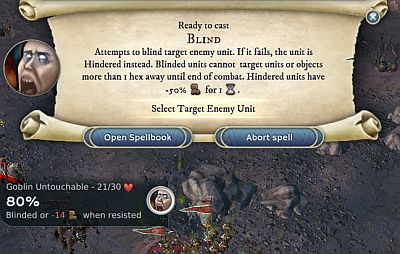 IN battle, it is possible to cast combat spells, which may influence both your units and the enemy units, and sometimes on all the units in the battlefield - Basic information - Combat - Age of Wonders III - Game Guide and Walkthrough