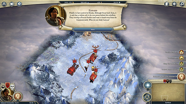 This is where you start your journey. - Northern Rebellion - walkthrough - Commonwealth Campaign - Age of Wonders III - Game Guide and Walkthrough
