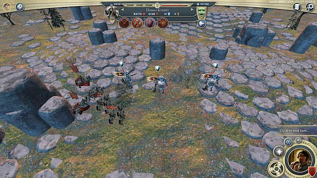 The battle with giants. - Northern Rebellion - walkthrough - Commonwealth Campaign - Age of Wonders III - Game Guide and Walkthrough