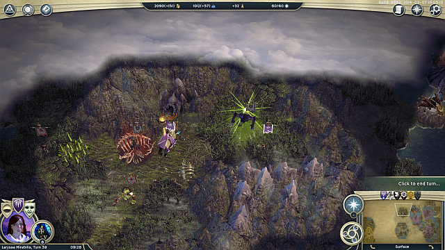 After you capture the city, continue towards the center of the map and train as many units as possible - Haunted Nirvenkiln - walkthrough - Commonwealth Campaign - Age of Wonders III - Game Guide and Walkthrough