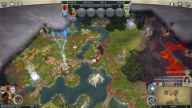 Sundren will bring considerable forces along. - Last Chance - walkthrough - Commonwealth Campaign - Age of Wonders III - Game Guide and Walkthrough