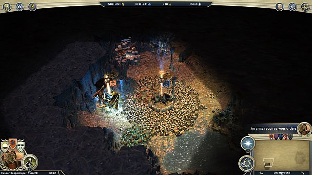 The Throne City of the beautiful Goblin lady. - Promised Lands - walkthrough - The Elven Court Campaign - Age of Wonders III - Game Guide and Walkthrough