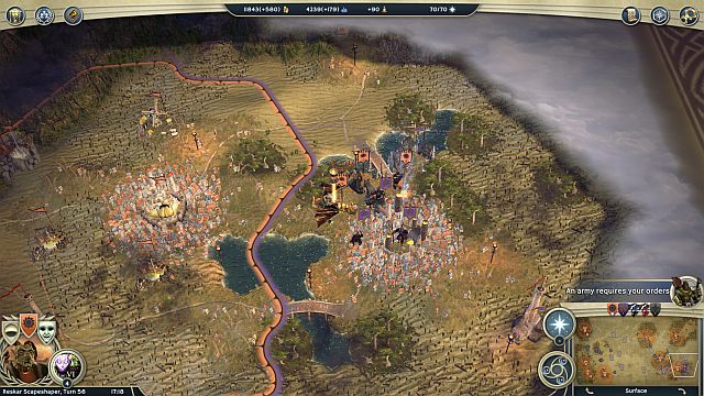 The final opponent, Lucian, and his Throne City. - Promised Lands - walkthrough - The Elven Court Campaign - Age of Wonders III - Game Guide and Walkthrough