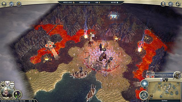 Isabells Throne City. - The Sapphire Archipelago - walkthrough - The Elven Court Campaign - Age of Wonders III - Game Guide and Walkthrough