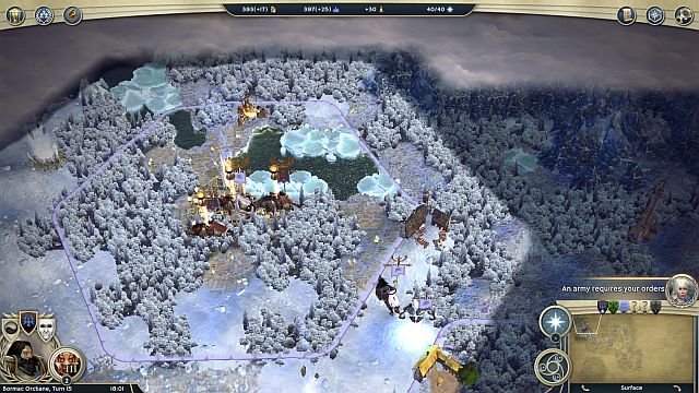 Vontors Throne City. - Underground Eruption - walkthrough - The Elven Court Campaign - Age of Wonders III - Game Guide and Walkthrough