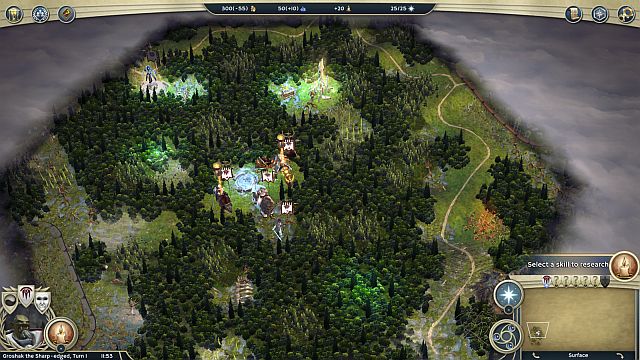 The starting point. - Wild Magic - walkthrough - The Elven Court Campaign - Age of Wonders III - Game Guide and Walkthrough