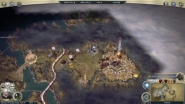 Baradir is a tough nut. - Fury of the Ancients - walkthrough - The Elven Court Campaign - Age of Wonders III - Game Guide and Walkthrough