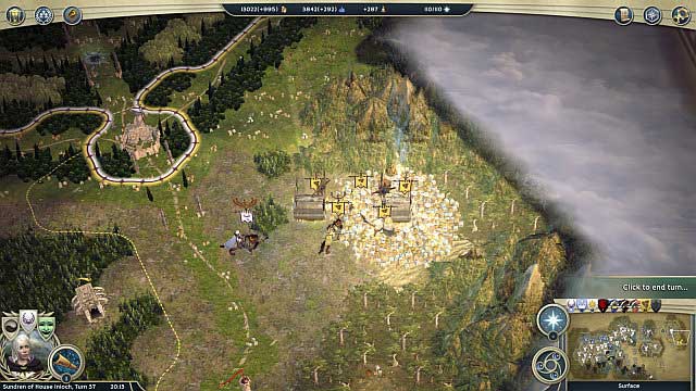 It is going to be tough. You need to wait for reinforcements. - Fury of the Ancients - walkthrough - The Elven Court Campaign - Age of Wonders III - Game Guide and Walkthrough