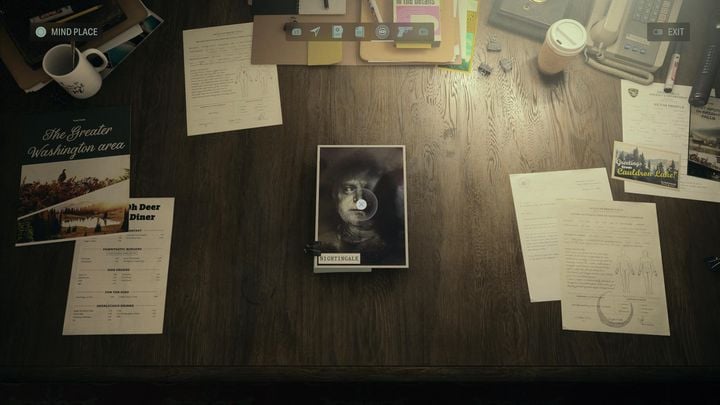 So if you happen to be left with a handful of context-free clues marked "For Later", it might be a good idea to check out the other Mind Place tabs - Alan Wake 2: How to unlock For Later tracks? - Tasks and puzzles - Alan Wake 2 Guide