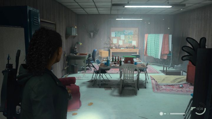 6 - Alan Wake 2: Padlock puzzle in Kalevala Knights Workshop in Watery - Main storyline - Alan Wake 2 Guide