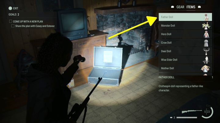 3 - Alan Wake 2: How to take father-doll out of the chest? - Unique items - Alan Wake 2 Guide