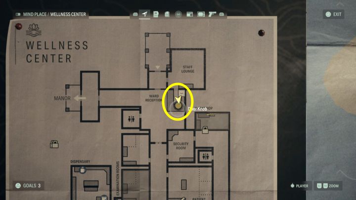 5 - Alan Wake 2: The door knob of workshop with hunting rifle puzzle - Unique items - Alan Wake 2 Guide