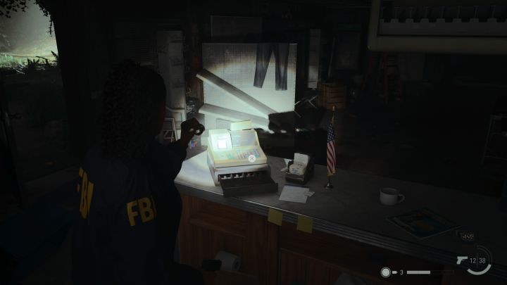 4 - Alan Wake 2: Shotgun in General store puzzle - Unique items - Alan Wake 2 Guide