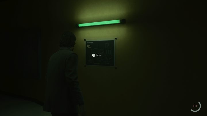 You will find the map of the deserted studio after Alan's nightmare loops - Alan Wake 2: All location maps - Alan - Initiation - Alan Wake - Alan Wake 2 Guide