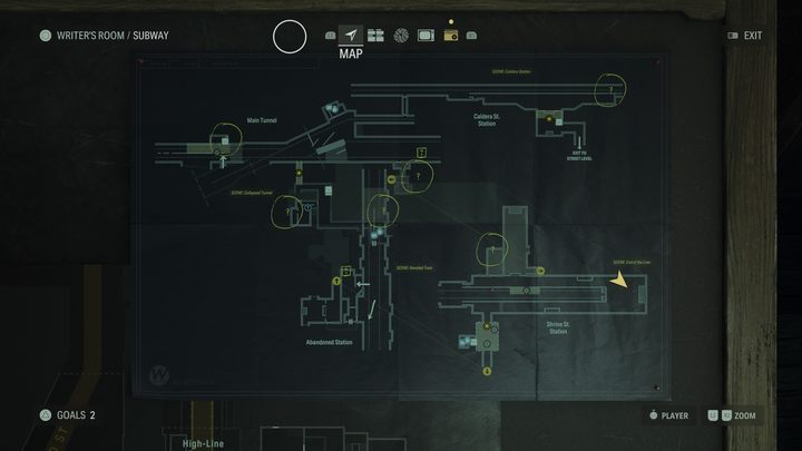 1 - Alan Wake 2: All location maps - Alan - Initiation - Alan Wake - Alan Wake 2 Guide