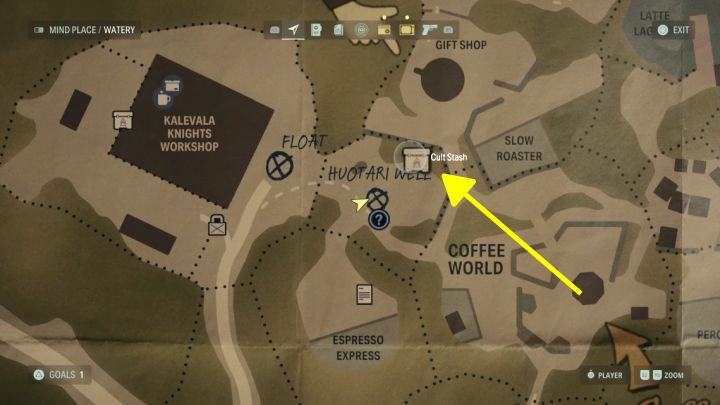 9 - Alan Wake 2: All Cult Stashes in Watery - Cult Stashes - Alan Wake 2 Guide