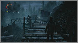 Another sheet lies on a wooden platform, near the generator with which you turn on the light post in order to destroy the haunted gate - Alan Wake: Episode 4 The Truth - list of manuscript pages - Manuscript - Alan Wake Game Guide & Walkthrough
