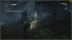 Another sheet lies on a rock, you can find it after leaving sheds with lamps placed among them - Alan Wake: Episode 3 Ransom - list of manuscript pages - Manuscript - Alan Wake Game Guide & Walkthrough