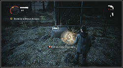 Once you reach a rusty car and a generator, look around a little and youll find a mountain way leading to a radio transmitter - Alan Wake: Episode 3 Ransom - list of manuscript pages - Manuscript - Alan Wake Game Guide & Walkthrough